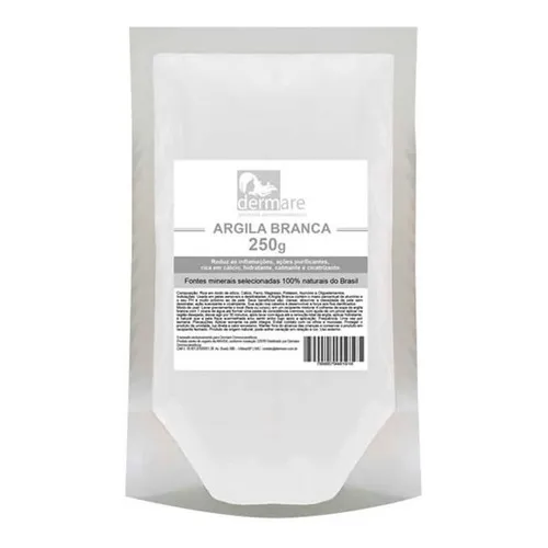 Argila Branca Facial E Corporal Dermare - 250g Foto 1