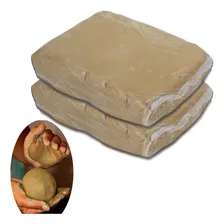 Argila Natural 2 Kg Para Modelar Argila Escolar Cor 10000 Foto mini 1