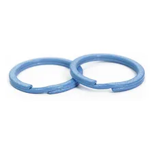 Argola 35mm Italiana Reforçada Para Chaveiro Níquel 100 Pçs Cor Azul 35mm 100 Pçs Foto mini  3