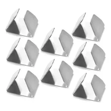 Argola Anel Para Guardanapo De Pano Inox Escovado - 8 Peças Foto mini 4