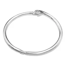 Argola Chaveiro Articulada - 100 Uni - NÃquel - 40mm Foto mini 1