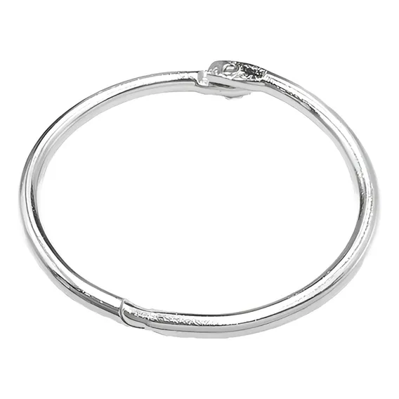 Argola Chaveiro Articulada - 100 Uni - NÃquel - 40mm Foto 1