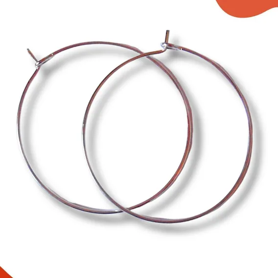 Argola P/ Montar Brinco Bijuterias 30mm 500pçs - Cor Foto 1