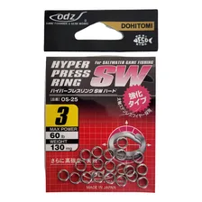 Argola Split Ring Odz Hyper Press Ring N°3 60lbs Foto  mini 1