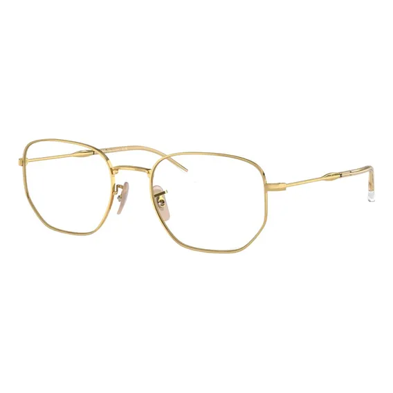 Armaçao De Grau Ray-ban Hexagonal Rb6496l 2500 53mm Cor Dourado Brilho Foto 1