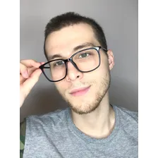 Armação Óculos Grau Bernardo Preto Foto mini  2