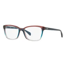 Armaçâo Oculos Grau Rb5362 5834 54 Azul Verm Transparente Foto mini 1