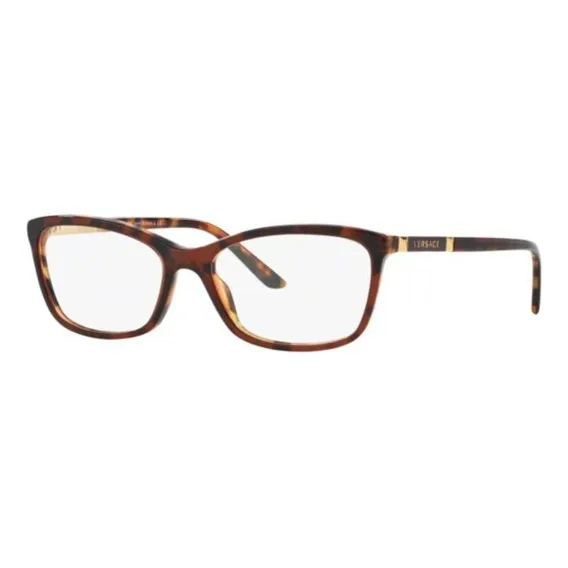 Armação Oculos Grau Versace Ve3186 5077 54 Marrom Havana Foto 1