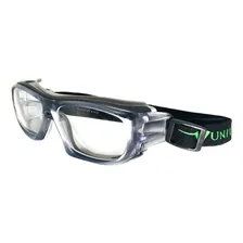 Armação Óculos Proteção Para Lentes De Grau Univet Elastico Cor Cinza Foto  mini 1
