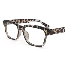 Armação Retangular Unissex Para Óculos De Grau- Cores Cor Leopardo Foto  mini 1