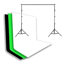 Armação Tecido Fundo Infinito Completo Estudio Fotografico Foto  mini 1
