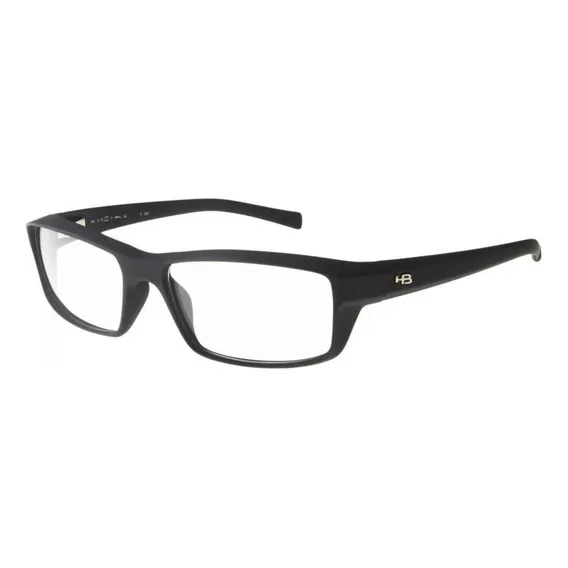 Armação Óculos De Grau Masculino Hb Polytech 93055 C.001 54 Cor Preto Foto 1