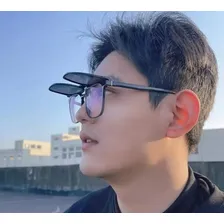 Armação Óculos Grau 3 Em 1 Masculino Feminino Com Clip On Cor Preto Foto mini 4