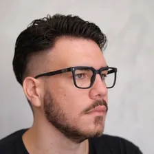 Armação Oculos Grau Colcci Ark C6093a0256 Preto Brilho Foto mini 3