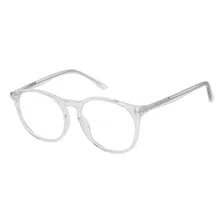 Armação Óculos Grau Masculino Redondo Retrô Izaker 2104 Cor Transparente Foto mini 1