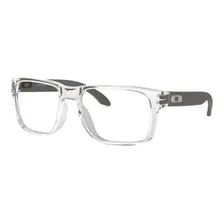 Armação Oculos Grau Oakley Holbrook Transparente Cinza Foto mini 1