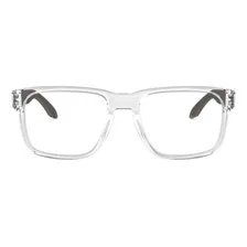 Armação Oculos Grau Oakley Holbrook Transparente Cinza Foto mini 3