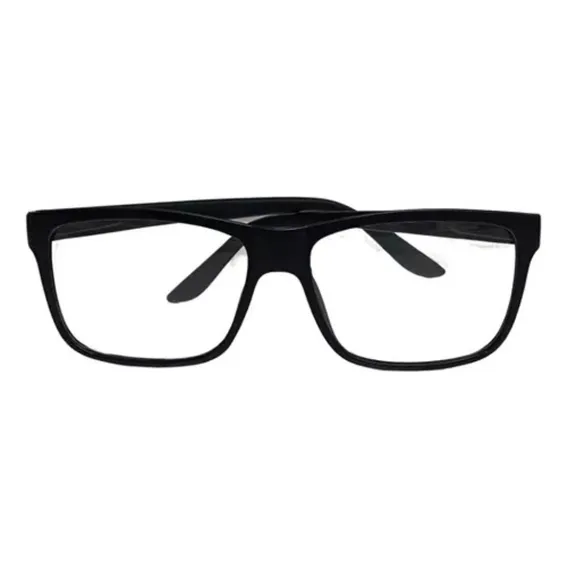 Armação Para Óculos De Grau Masculino + Estojo + Flanela Cor Preto Foto 1