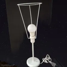 Armação P/lâmpada De Cúpula Abajur 23x15 Macrame Cor Branco 6685 Foto mini 4