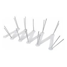Armadilha Espanta Pombos Espiculas Metal 10 Metros+silicone Foto mini 4