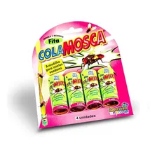 Armadilha Fita Pega Cola Mosca Insetos Voadores 4 Rolos Foto mini 1