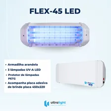 Armadilha Luminosa Flex-45 LED Pega Mata Mosca Mosquito Insetos Foto mini 3