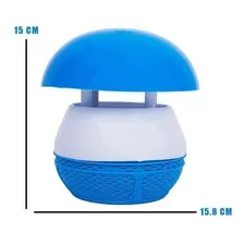 Armadilha Mata Mosquito Pernilongo Abajur Luminaria Led Foto mini 4
