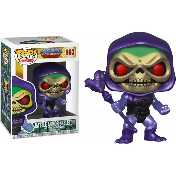 Armadura de batalha Funko Pop Skeletor 563 Metálica Foto 1