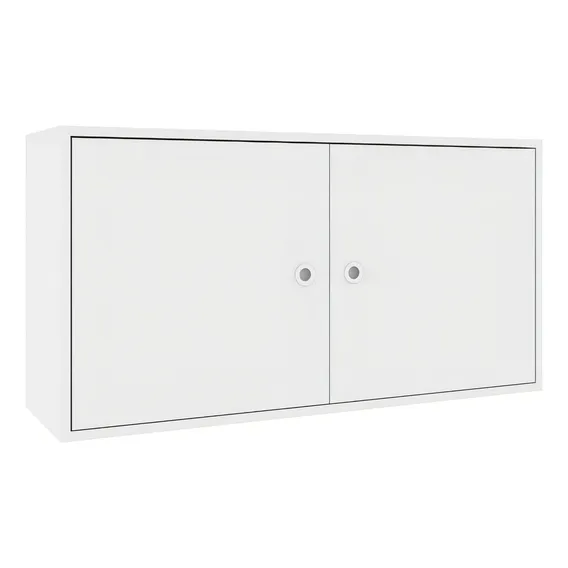 Armário Aéreo 2 Portas Sun Branco - Art In Móveis Foto 1