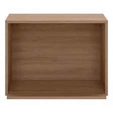 Armário Aéreo 58 Cm Com Nicho Micro Ondas Etna Poliman Cor Carvalho Oak Foto mini 2