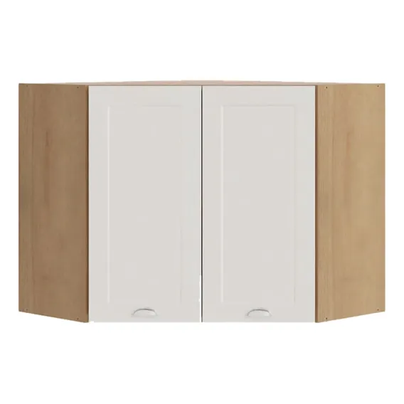 Armario Aereo Canto Obliquo 2 Portas 75 Cm Cd685 Branco Dtal Foto 1