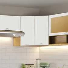 Armario Aereo Canto Obliquo 2 Portas 75 Cm Cd685 Branco Dtal Foto mini 3