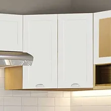 Armario Aereo Canto Obliquo 2 Portas 75 Cm Cd685 Branco Dtal Foto mini 2