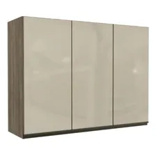 Armário Aéreo De Cozinha 3 Portas Com Vidro 120cm Eb Foto  mini 1