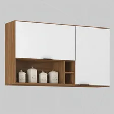 Armário Aéreo Firenze 120cm 2 Portas - Nicho Ac Foto  mini 1