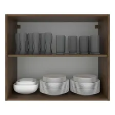 Armário Aéreo Madesa Glamy 80 Cm 2 Portas - Rustic Foto mini 3