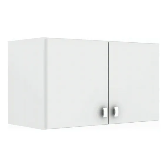Armário Aéreo Para Lavanderia 02 Portas Multiuso AM3103 Branco Tecno Mobili Foto 1