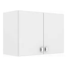 Armário Aéreo Suspenso 2 Portas Cozinha Lavanderia Branco Foto mini 1