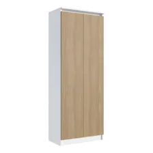Armário Alto Organizador 2 Portas 3 Prateleiras Marrom Foto mini 4