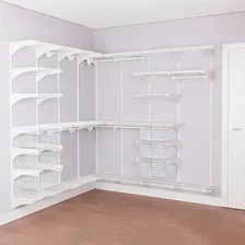 Armário Aramado Kit 51 - Closet Ou Quarto Branco Foto mini  2