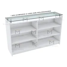 Armário, Balcão Loja M296.b (balcão Auxiliar) Cor Branco Foto mini 2