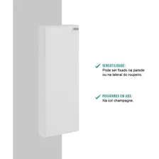 Armário Banheiro Utilitário 1 Porta Branco Carraro Foto mini 4