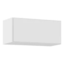 Armário Basculante Para Cozinha Flutuante Com Porta Branco Foto  mini 1
