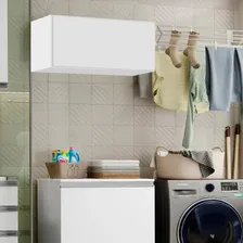 Armário Basculante Para Cozinha Flutuante Com Porta Branco Foto mini  2