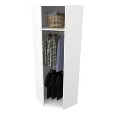 Armário Canto Arara M6 100% Mdf (closet Roupas Expositor) Cor Branco Foto mini  2