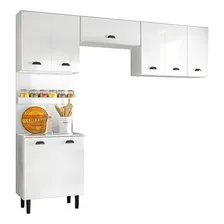 Armario Cozinha 8 Portas Nici Cor Branco Foto mini 1