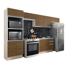 Armário Cozinha Madesa Mdf Acordes Xa350001 Branco/rustic Foto  mini 1