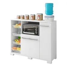 Armário Cozinha Multiuso Com Fruteira Quênia Foto  mini 1