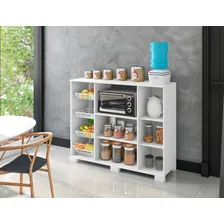 Armário Cozinha Multiuso Com Fruteira Quênia Foto mini  3