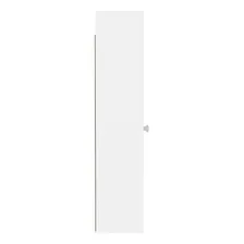 Armário De Banheiro Aéreo 1 Porta 2 Prateleiras Branco Bp Foto  mini 1